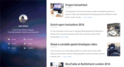 Desktop Screenshot of mattgabriel.com